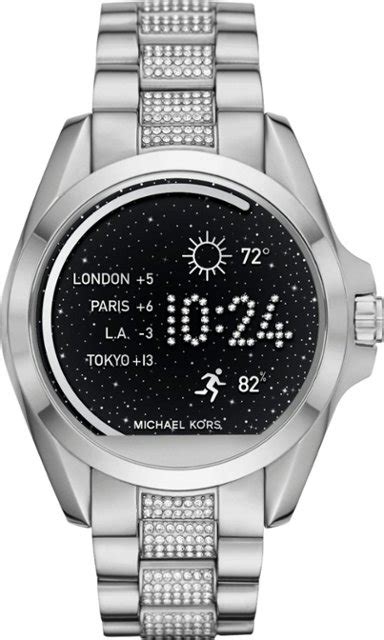 michael kors watches silver cheap|michael kors smart watch clearance.